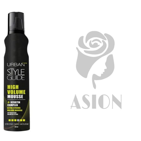 موس حالت دهنده مو اوربان CARE HIGH VOLUME-جلوگیری از وز شدن مو-فروشگاه آسیون-حاوی فیلتر محافظت از اشعه uv-حالت مو را ثابت نگه میدارد