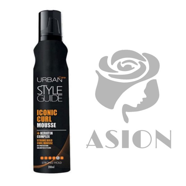 موس حالت دهنده مو اوربان CARE ICONIC CURL-جلوگیری از وز شدن مو-فروشگاه آسیون-حاوی فیلتر محافظت از اشعه uv-حالت مو را ثابت نگه میدارد